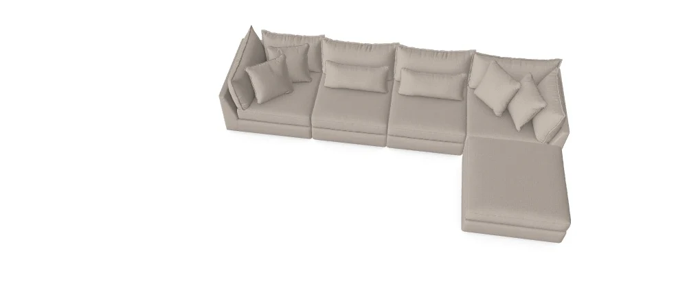 Rockwall Modular Sectional - Custom Design Ref: M_2QLUIX