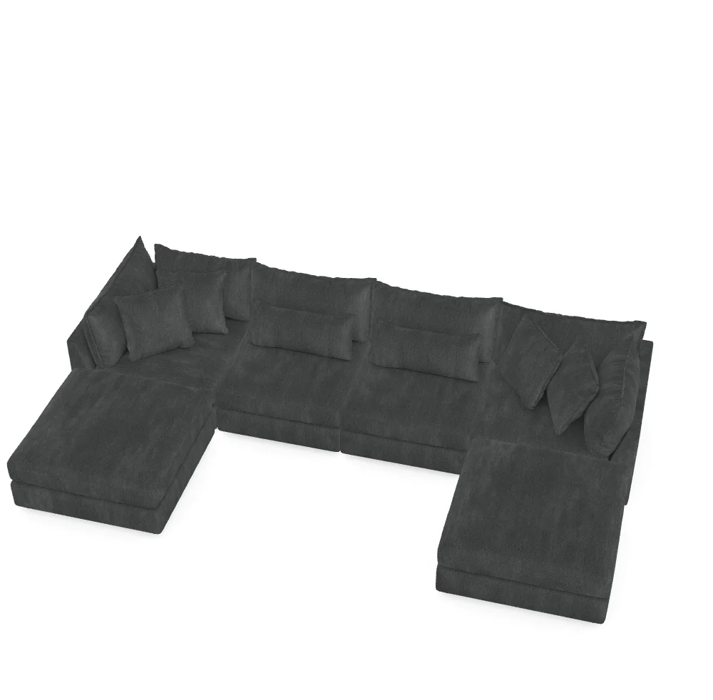 Rockwall Modular Sectional - Custom Design Ref: M_PYRWID