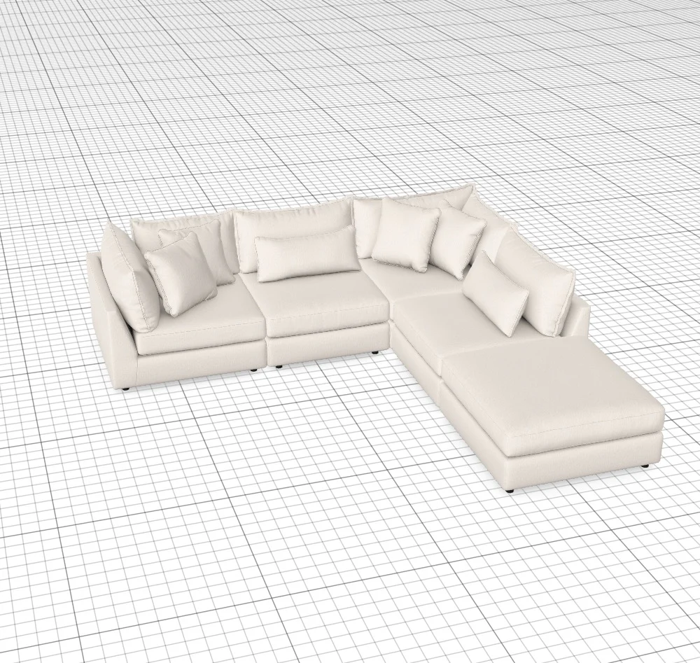 Rockwall Modular Sectional - Custom Design Ref: M_TPP4AWF