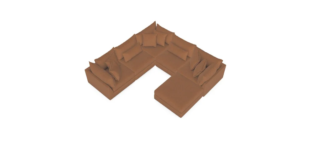Rockwall Modular Sectional - Custom Design Ref: M_XHDFFOF