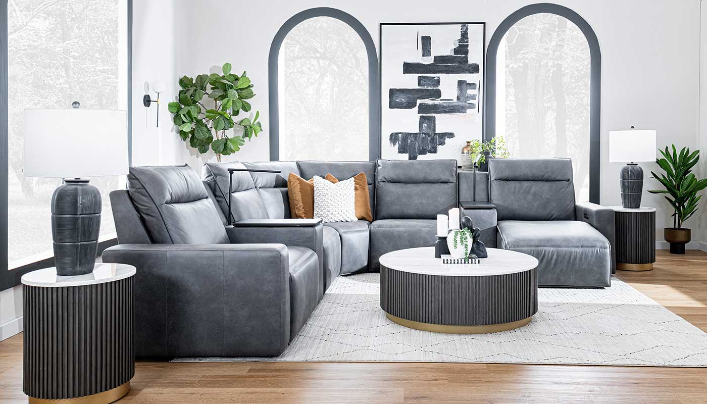 Rowland Reclining Sectional with Chaise - Image 3