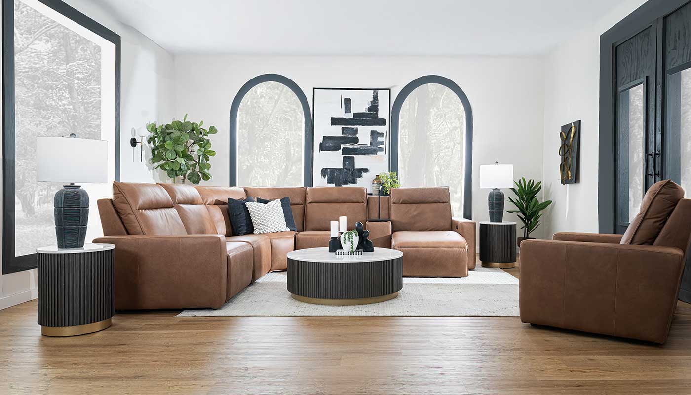 Rowland Reclining Sectional with Chaise - Image 5