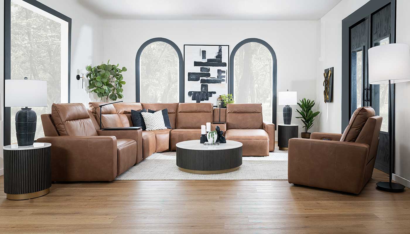 Rowland Reclining Sectional with Chaise - Image 7
