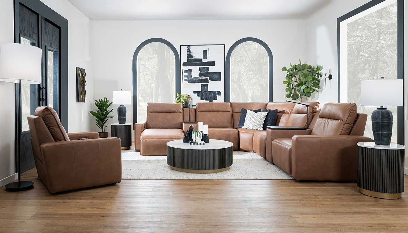 Rowland Reclining Sectional with Chaise - Image 8