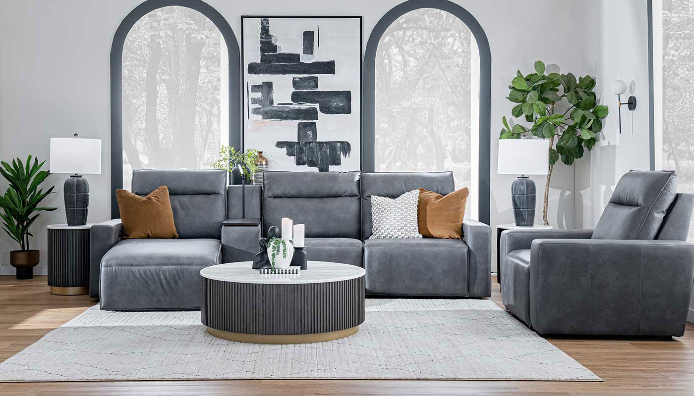 Rowland Reclining Sofa with Chaise - Image 2
