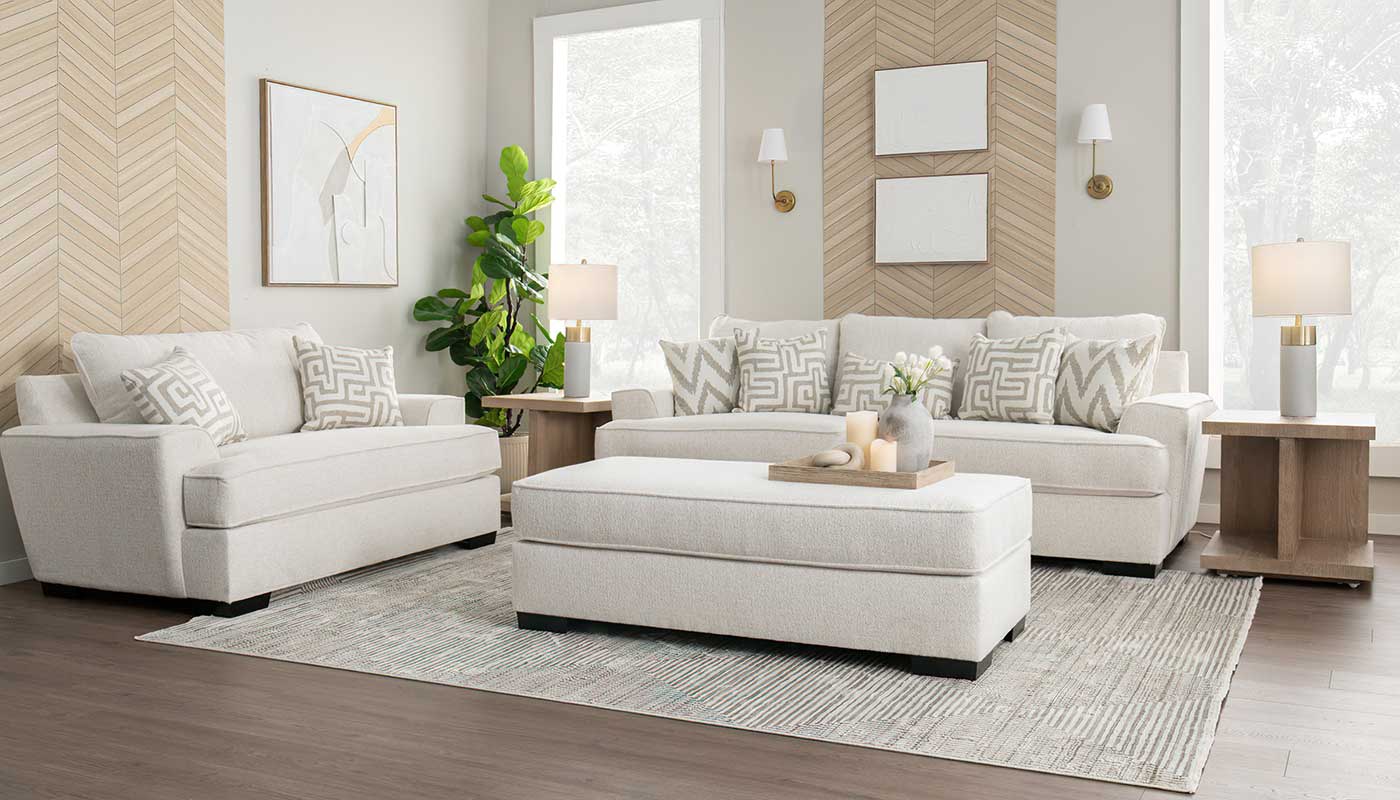 Titan Holltop Snow Sofa & Loveseat - Image 3