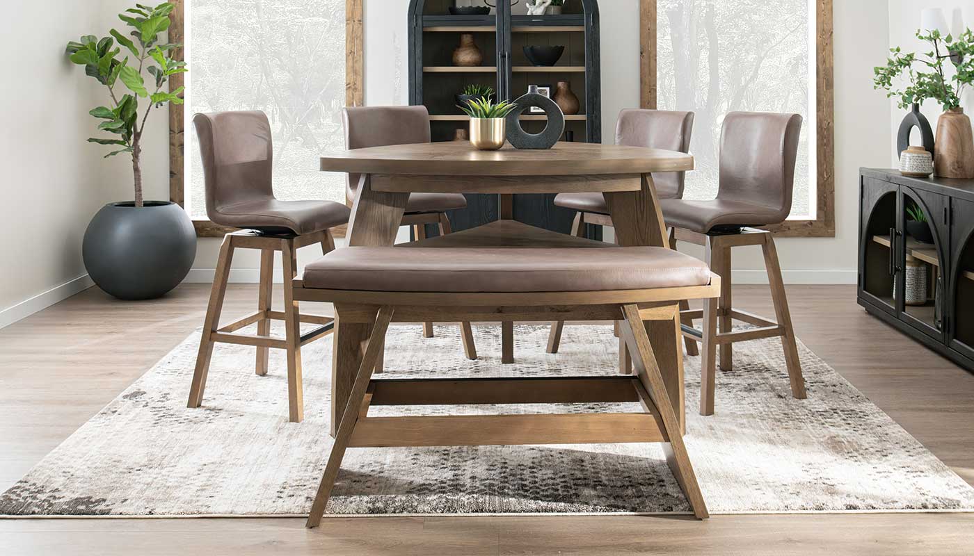 Triangle Bar Height Table & Chairs - Image 9