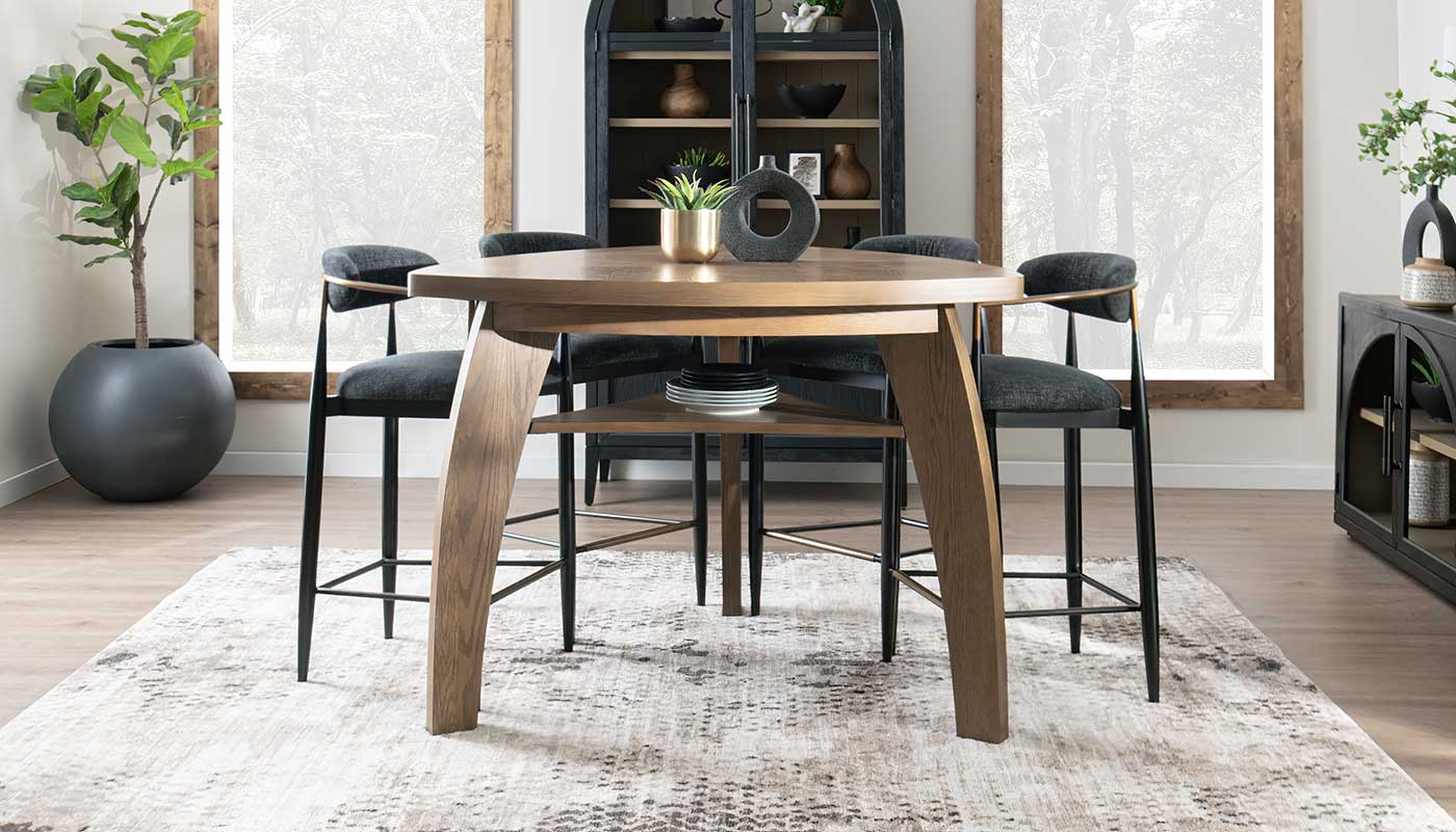 Triangle Bar Height Table & Chairs - Image 21
