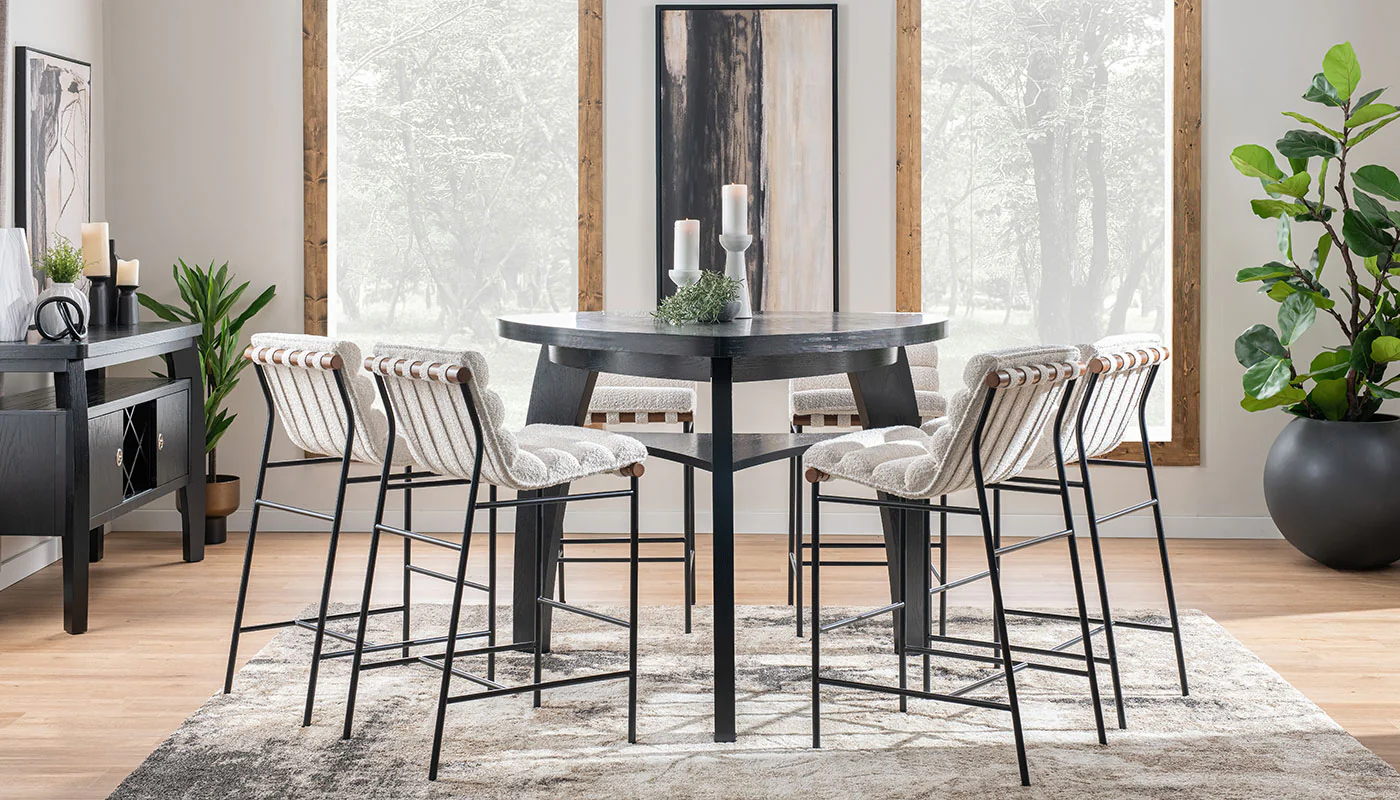 Triangle Bar Height Table & Vail Chairs - Image 13