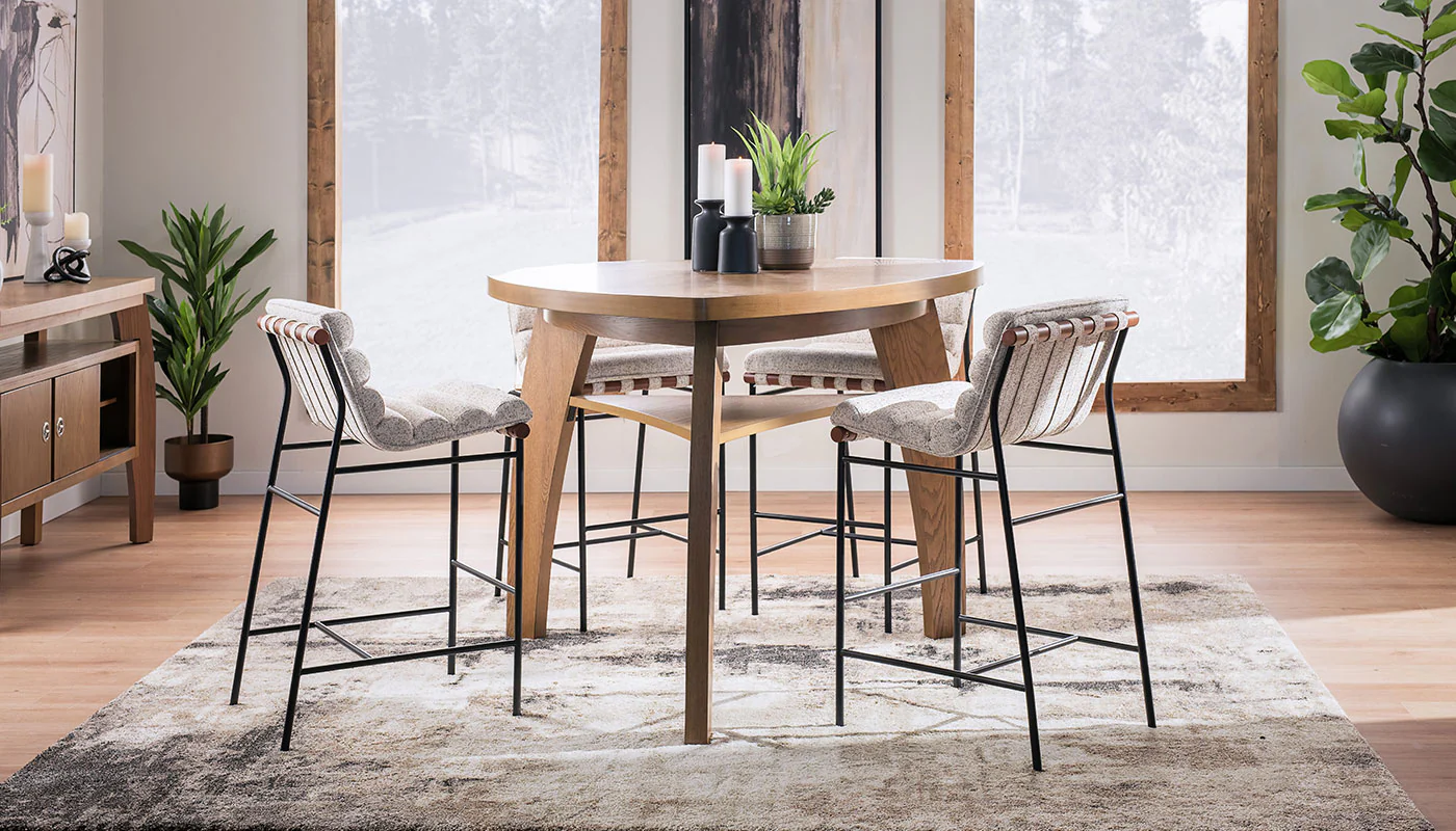 Triangle Bar Height Table & Vail Chairs - Image 22