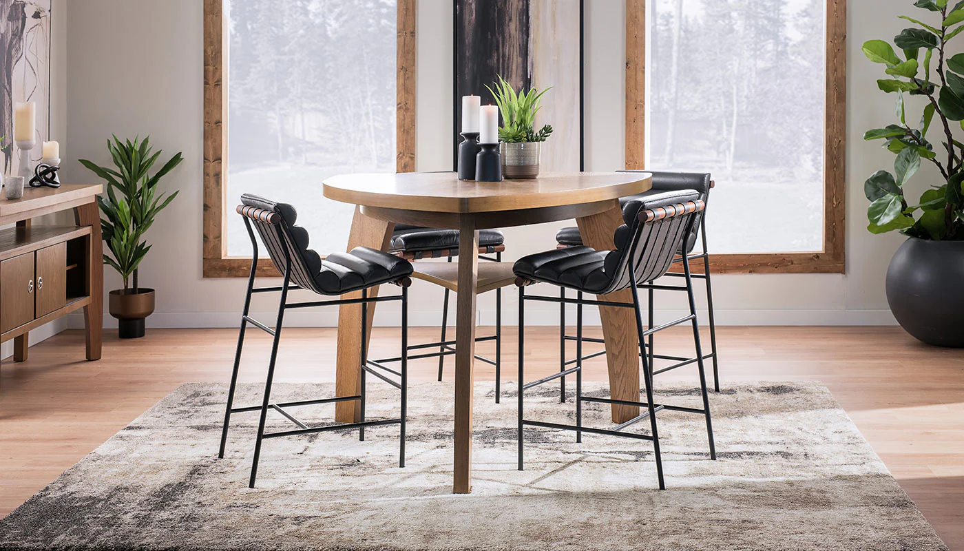 Triangle Bar Height Table & Vail Chairs - Image 24