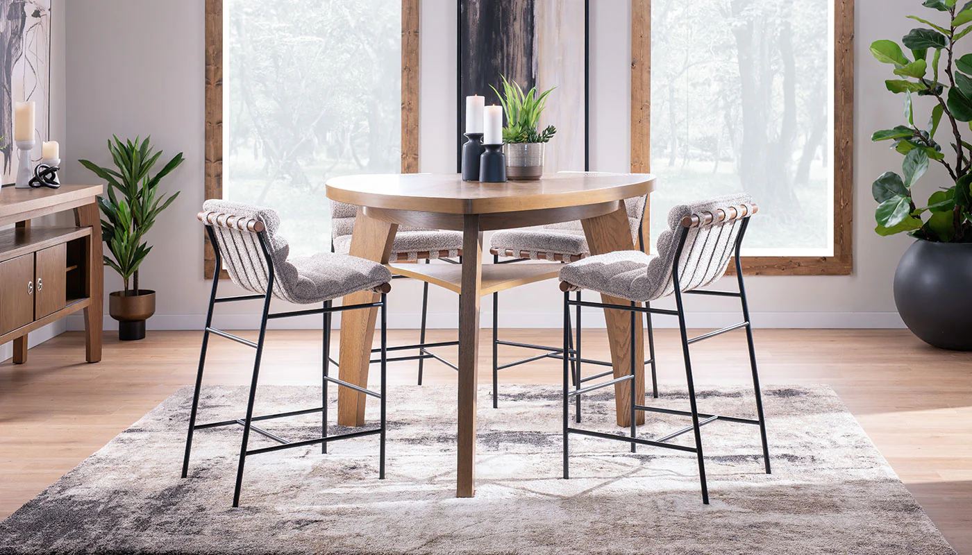 Triangle Bar Height Table & Vail Chairs - Image 25