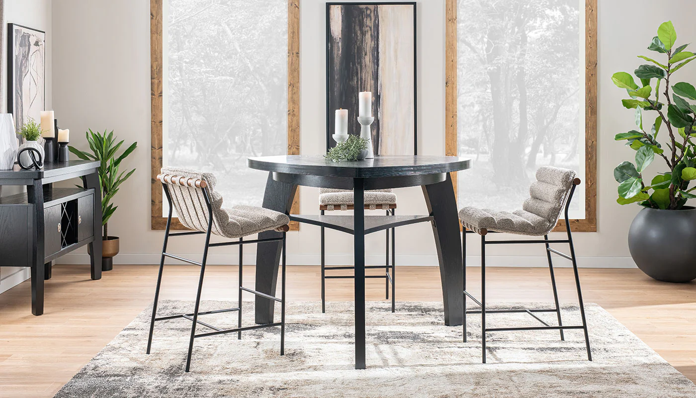 Triangle Bar Height Table & Vail Chairs - Image 5